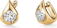 HEARTS ON FIRE Lu Droplet Huggie Hoop Earrings