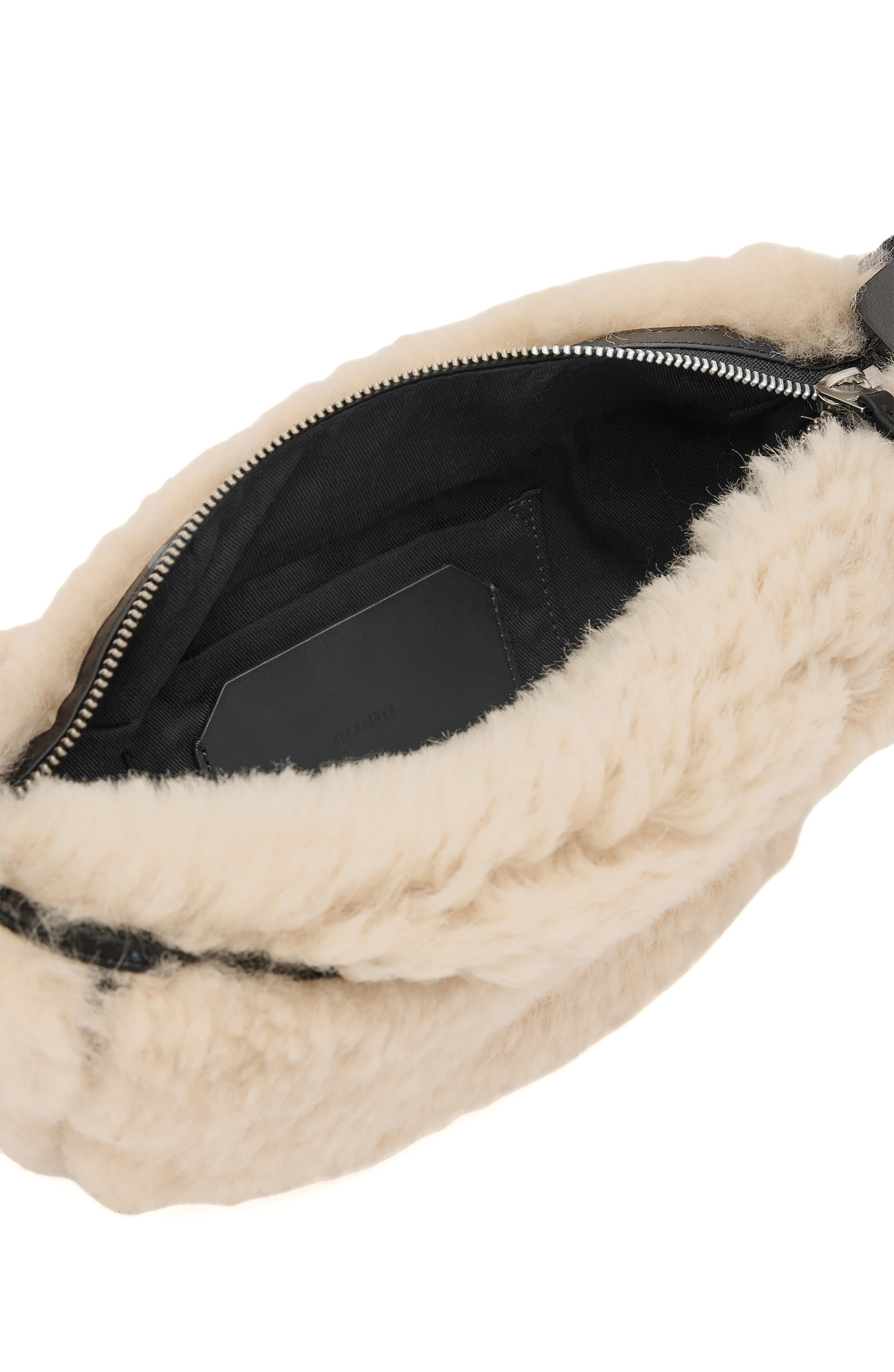 AllSaints LUNA SHEARLING XBODY, Alternate, color, 