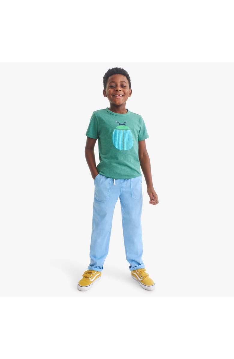 Primary Kids Beetle Tee, Alternate, color, Sunwashed Teal Beetle