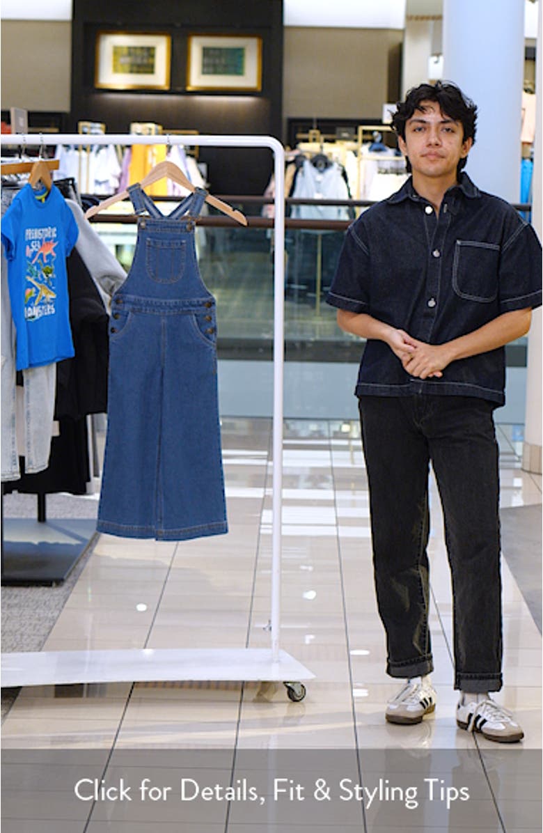 Kids' Wide Leg Overalls, sales video thumbnail