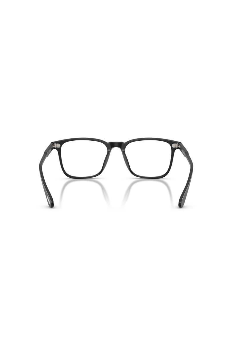 53mm Square optical glasses, Alternate, color, Black