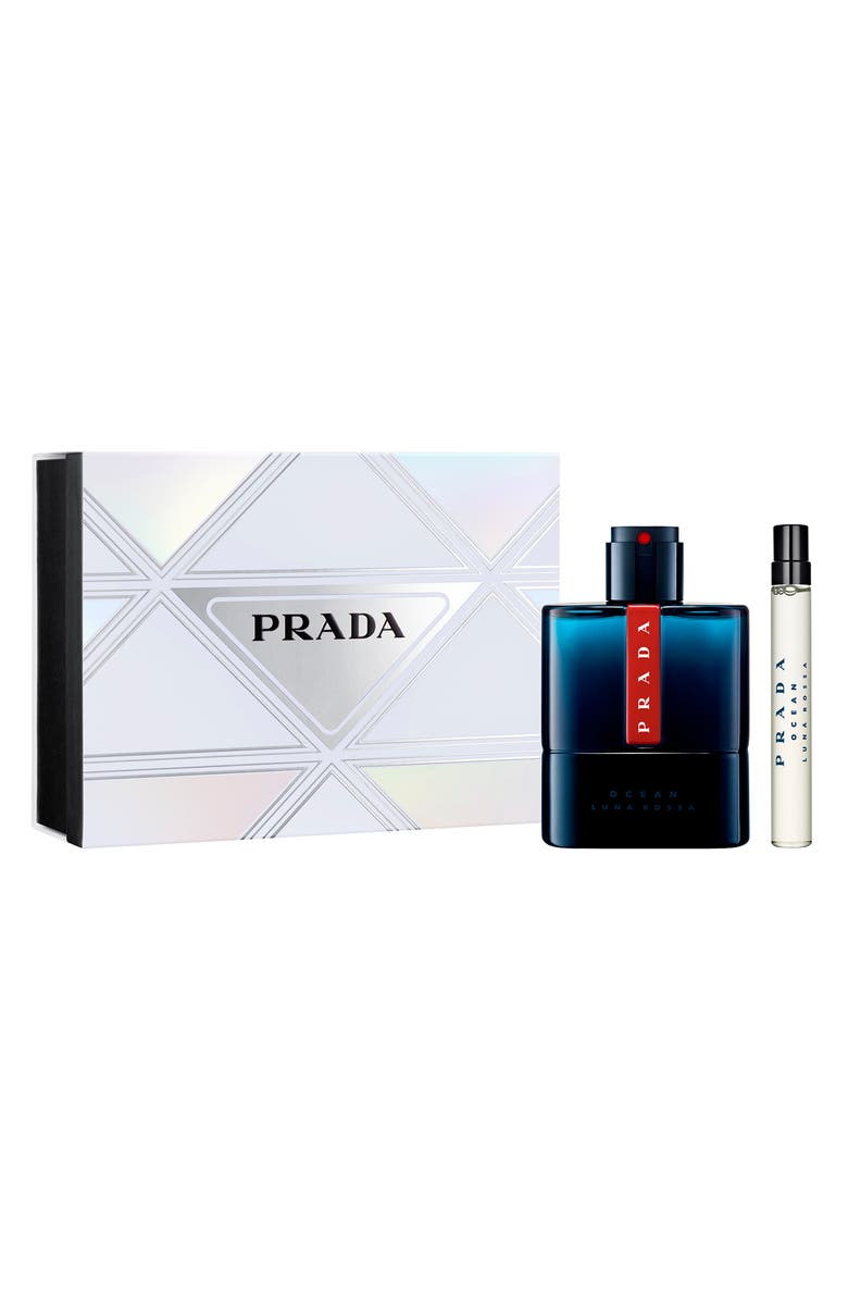 Prada Luna Rossa Ocean Eau de Toilette Set USD $125 Value, Alternate, color, 