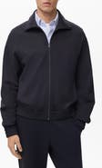 MANGO Regular Fit Zip-Up Sweatshirt