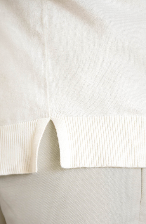 Italic Pierre Featherlight Button Down Shirt In Ecru