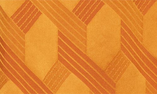 Dries Van Noten Chowy Chain Jacquard Button-up Shirt In Orange