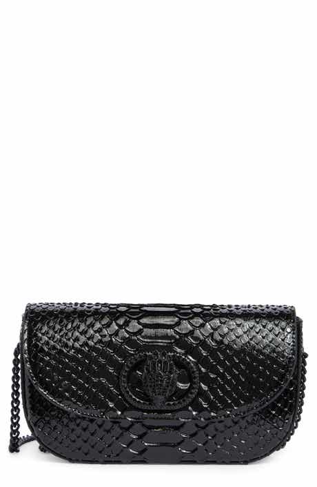 Kurt Geiger London Small Chelsea Croc Embossed Leather Crossbody Bag
