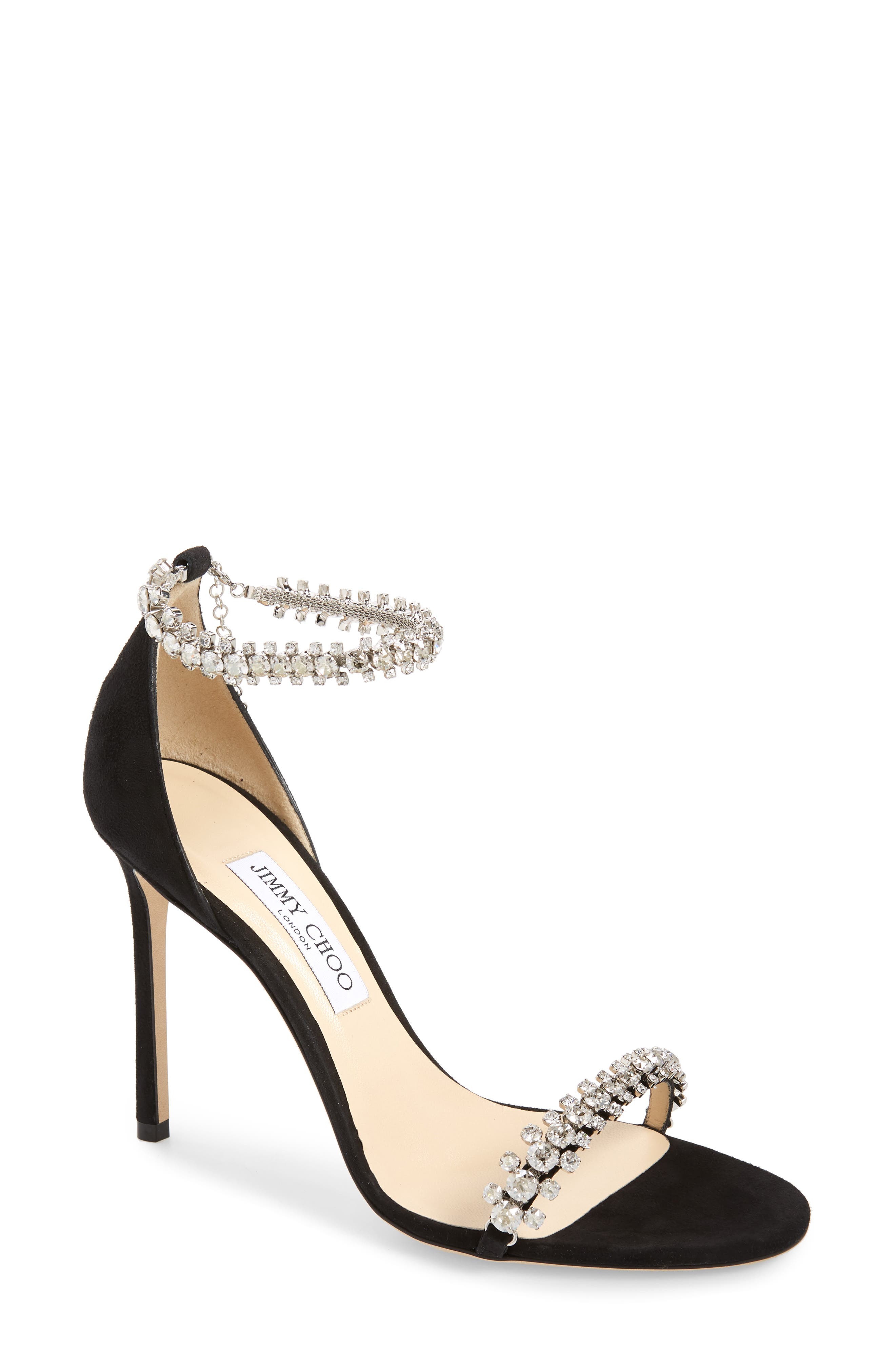 Jimmy Choo Shiloh Jewel Embellished Sandal, Main, color, 