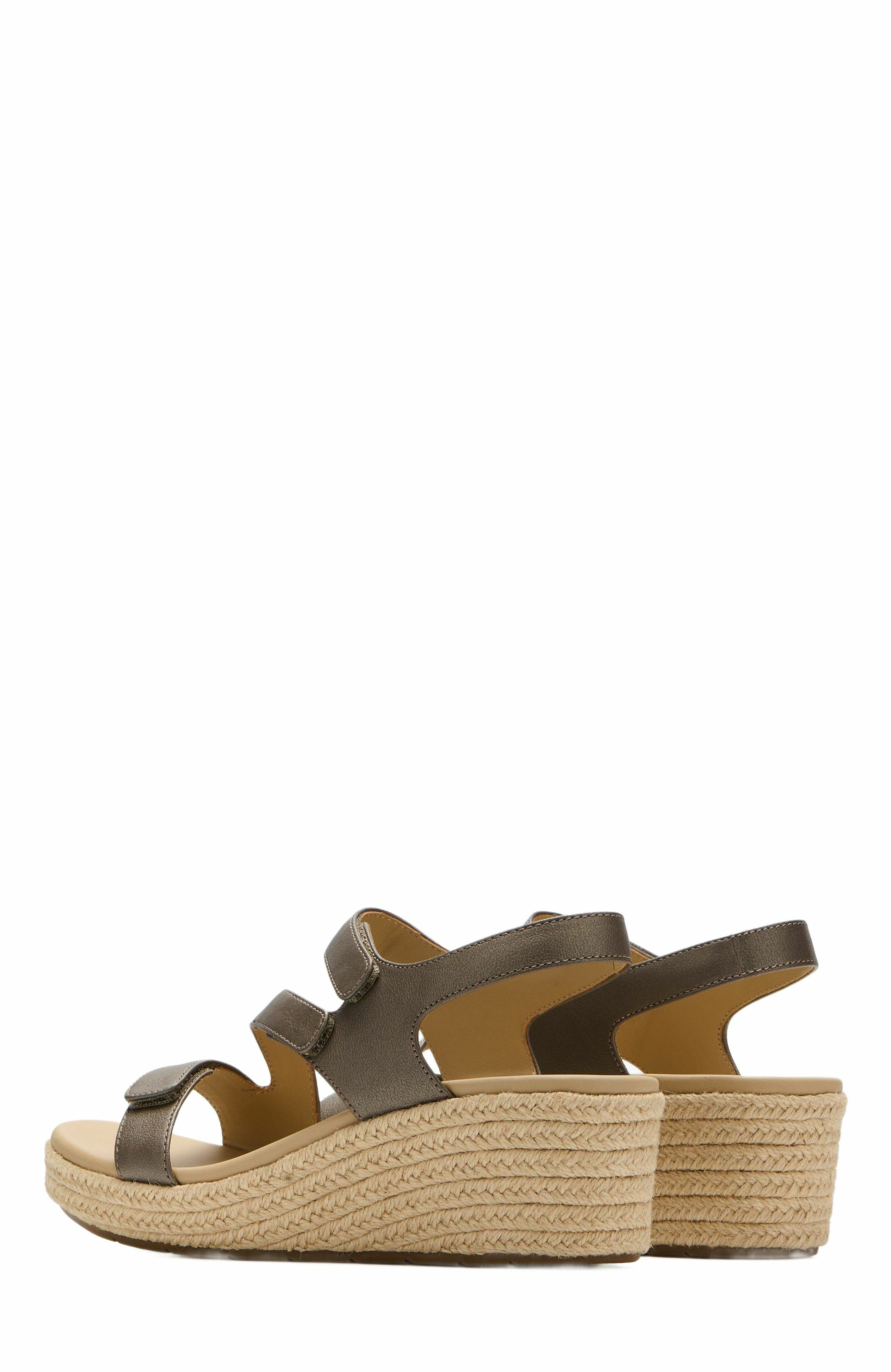 ABEO Riviera Adjustable Sandal, Alternate, color, Fossil - Regular