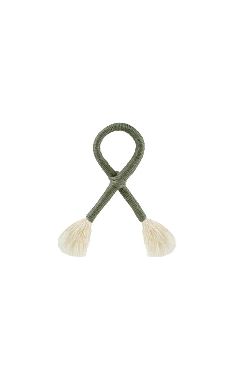 Nautical Knot Napkin Rings - Set of 4, Alternate, color, Green