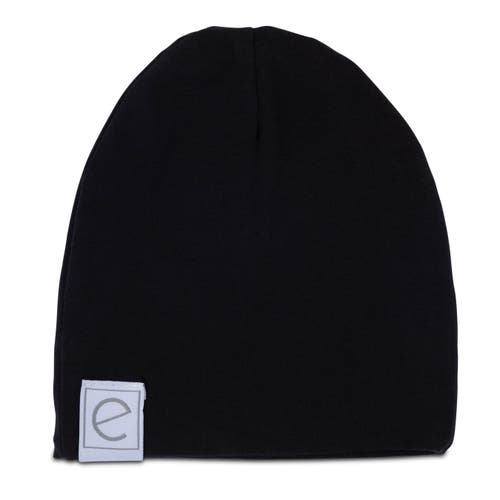 Ely's & Co. Jersey Cotton Baby Beanie Hat Set 2-pack In Heather Grey & Black