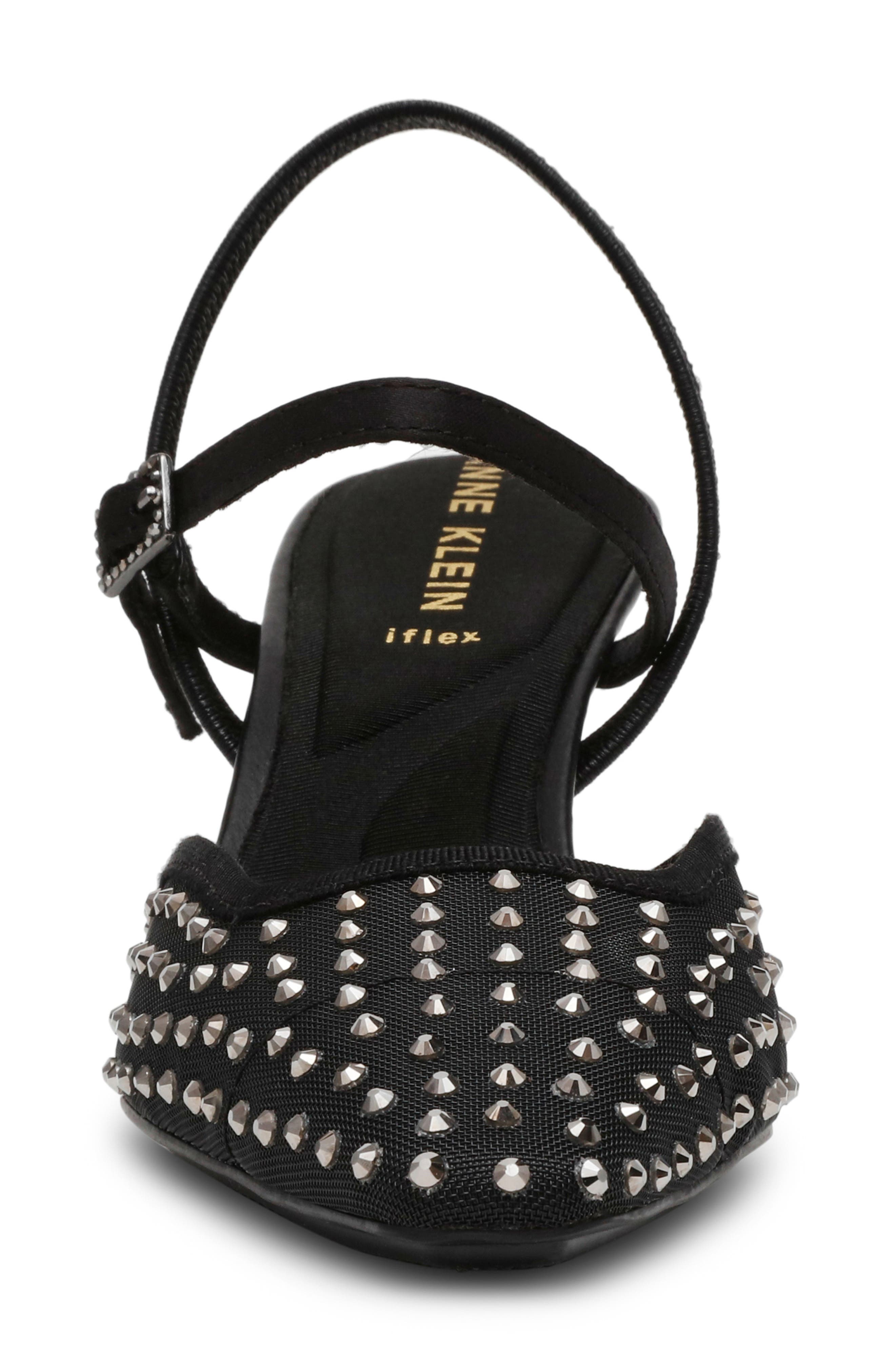 Anne Klein Rosedale Embellished Pointed Toe Pump, Alternate, color, 