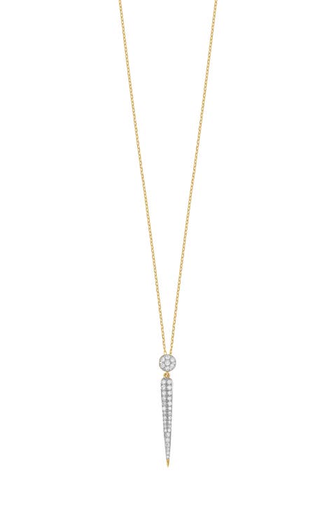 Diamond Stick Pendant Necklace - 0.17ct. (Nordstrom Exclusive)