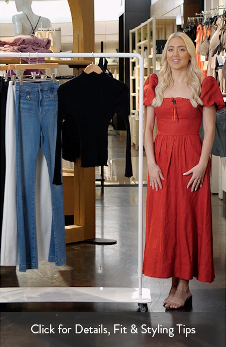 Ridley Rib Mock Neck Top, sales video thumbnail