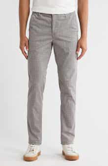 AG Men's Jamison Check Skinny Chino Pants