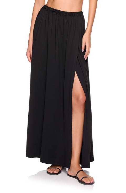 Side Slit Maxi Skirt