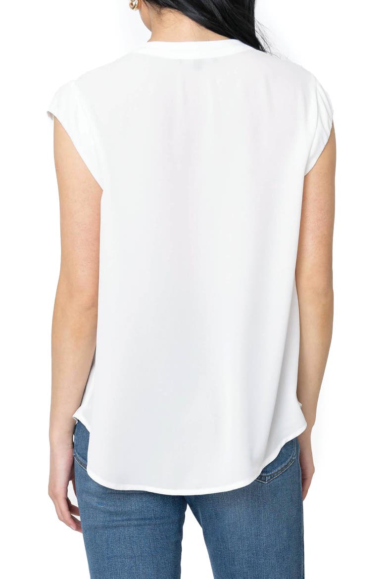 Cap Sleeve Blouse, Alternate, color, IVORY