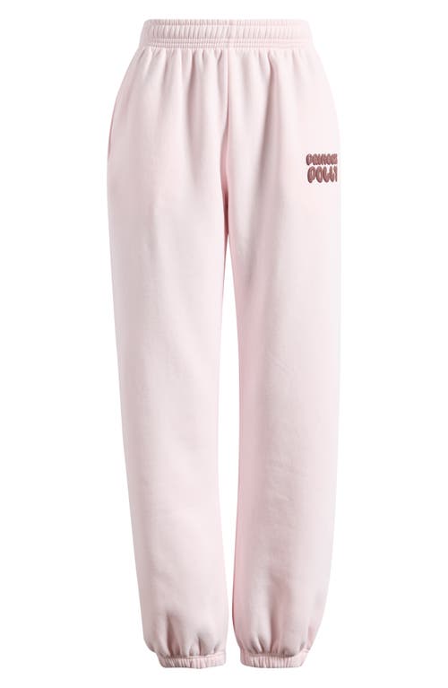 Princess Polly Puffy Logo Sweatpants In Pink