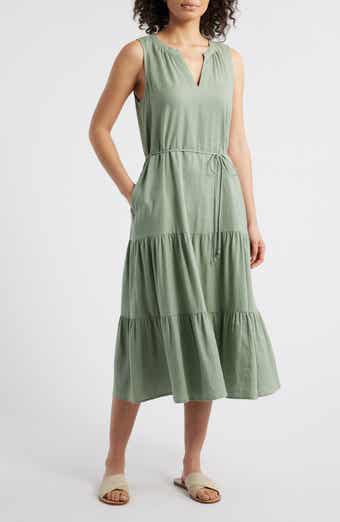 Coastal Tide Sleeveless Dress