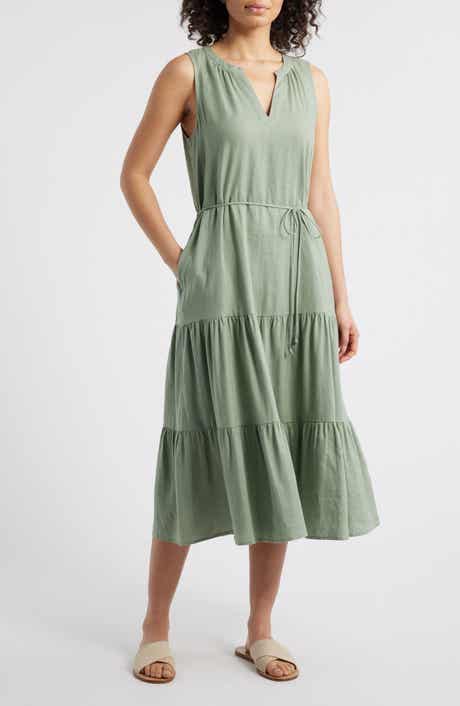Coastal Tide Sleeveless Dress