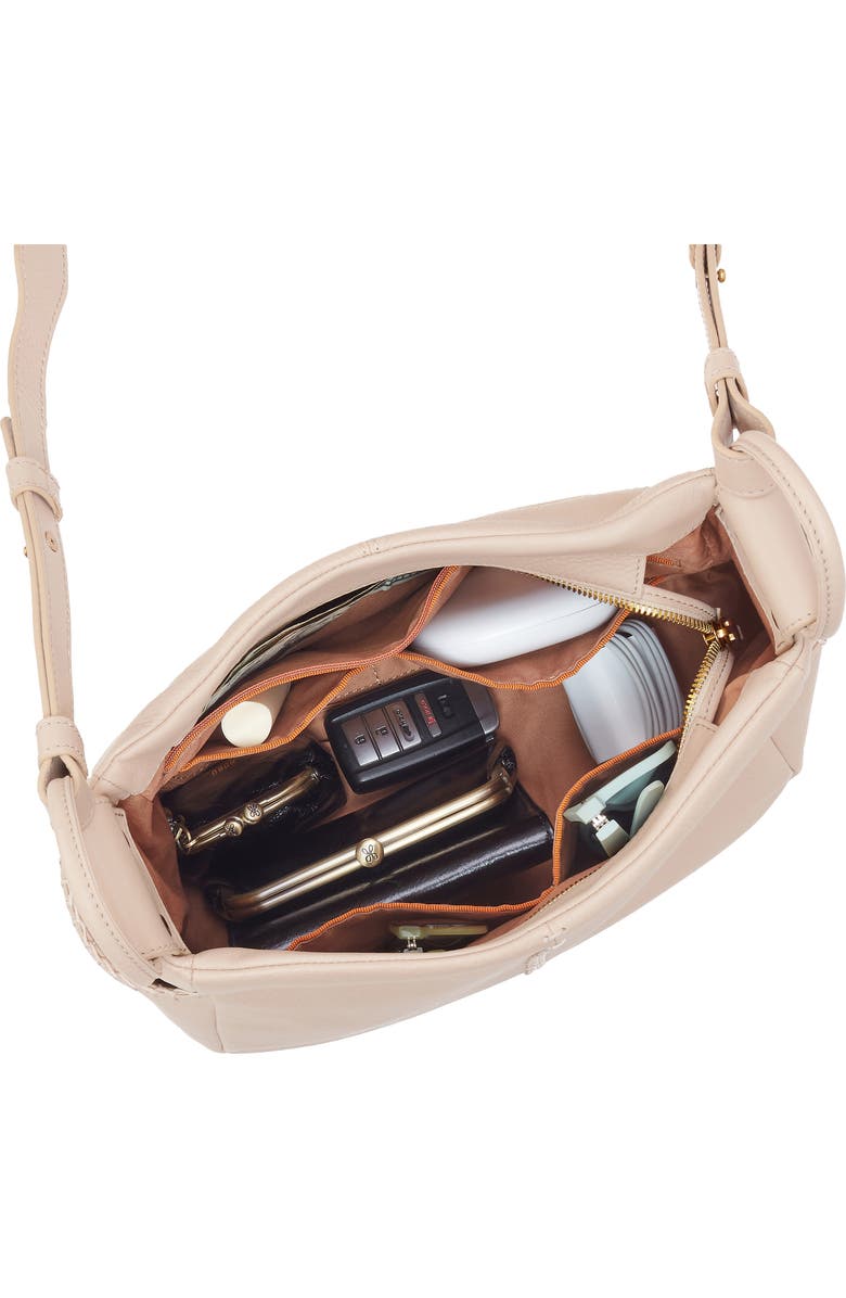 HOBO Sheila Leather Crossbody Bag, Alternate, color, Stonewash