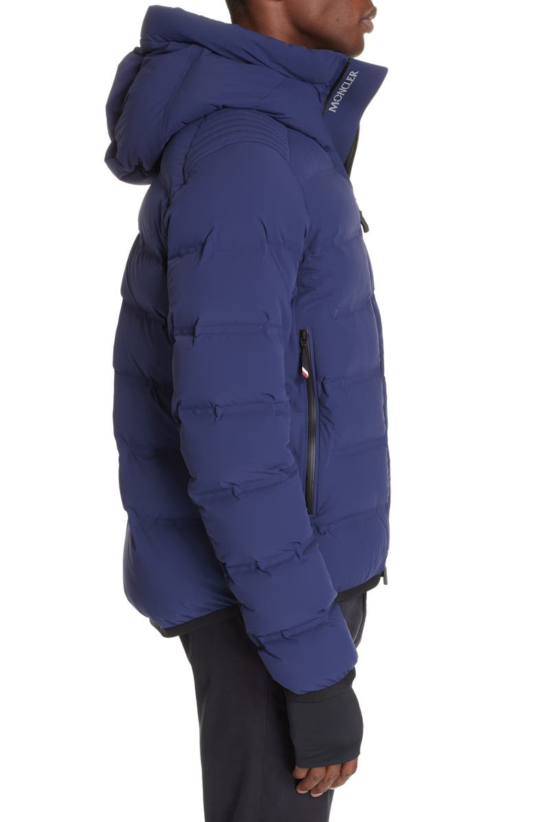 Moncler Lagorai Windproof & Water Resistant Hooded Down Jacket, Alternate, color, 