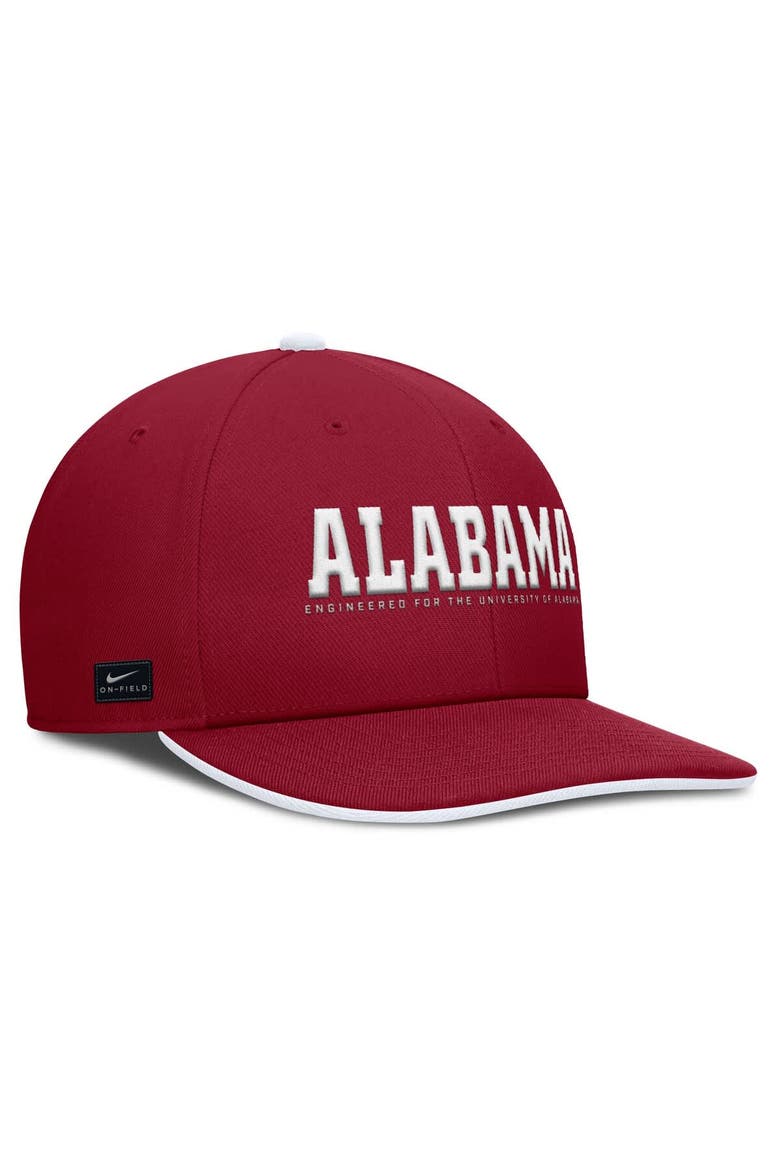 Men's Nike Crimson Alabama Crimson Tide 2025 On-Field Pro Performance Adjustable Hat, Alternate, color, Crimson