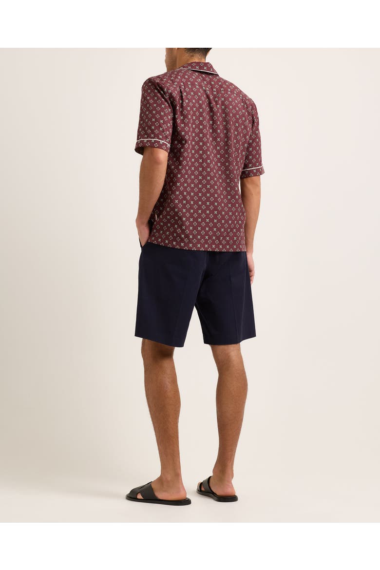 Laurent Tailored-Fit Shorts, Alternate, color, NIGHT IRIS