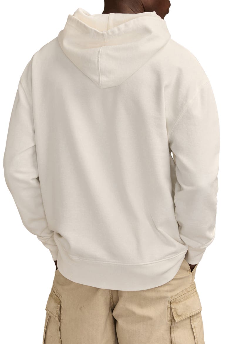 Modelo Small Skull Embroidered Hoodie, Alternate, color, CLOUD DANCER