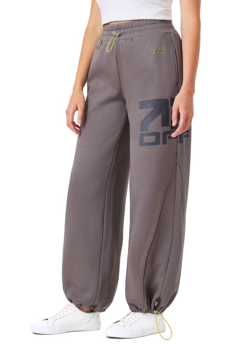 Bungee Wide Leg Sweatpants, Alternate, color, DARK GULL GRAY