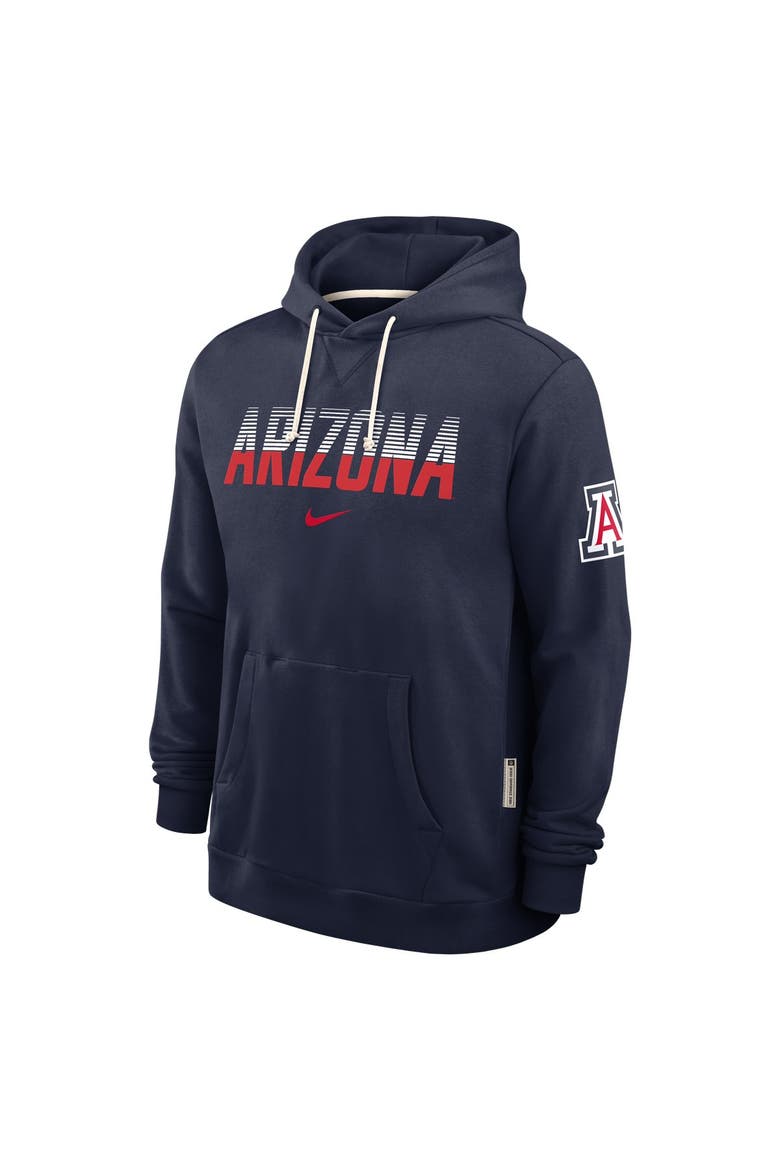 Men's Nike Navy Arizona Wildcats 2026 Sideline Standard Issue Dri-FIT Hoodie, Alternate, color, Navy