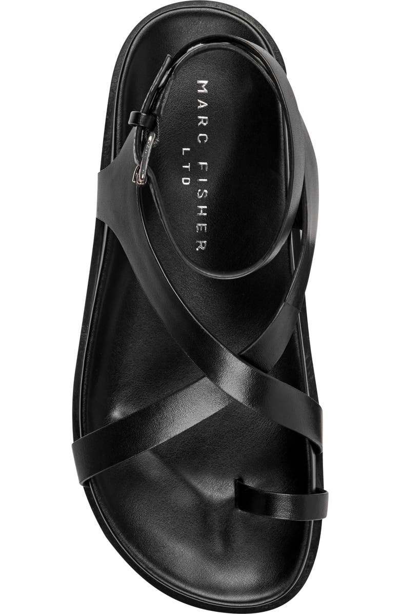 Marc Fisher LTD Bevy Ankle Strap Sandal, Alternate, color, Black