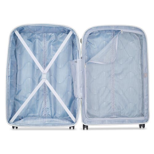 Delsey Paris Clavel Hardside Large Expandable Luggage With Spinner Wheels In White