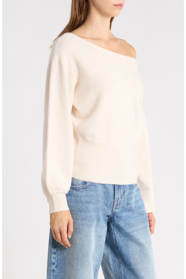 Harley Off the Shoulder Sweater, Alternate, color, IVORY