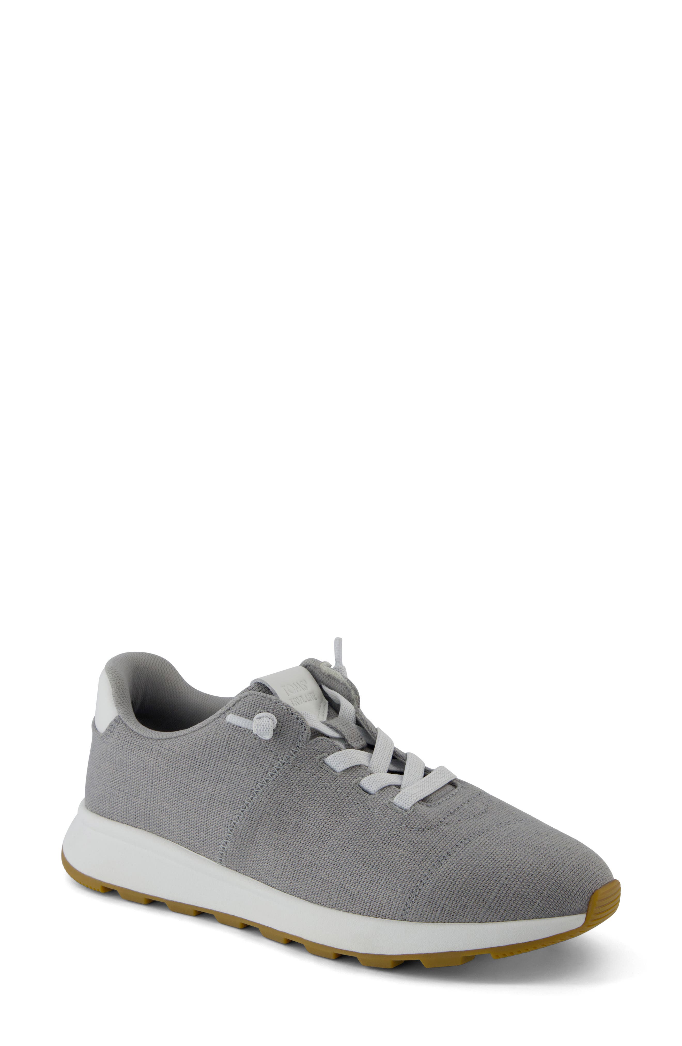 TOMS TRVL Lite Cabrillo Sneaker, Main, color, Drizzle Grey Heritage Canvas