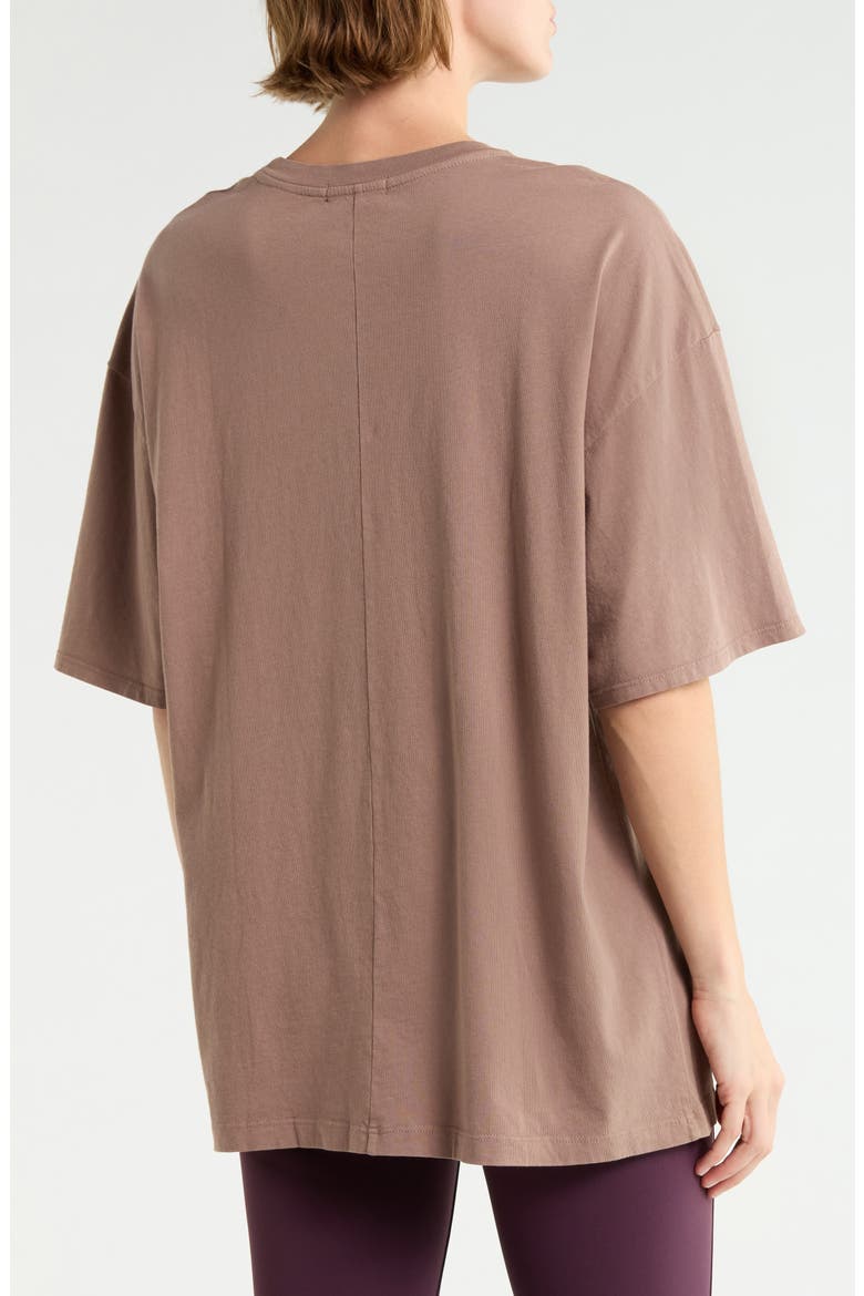 Oversize Organic Cotton T-Shirt, Alternate, color, NEUTRAL MAUVE