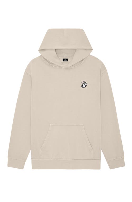 Dalix Womens Heartly Ghost Midweight Fleece Relaxed Hooded Sweatshirt