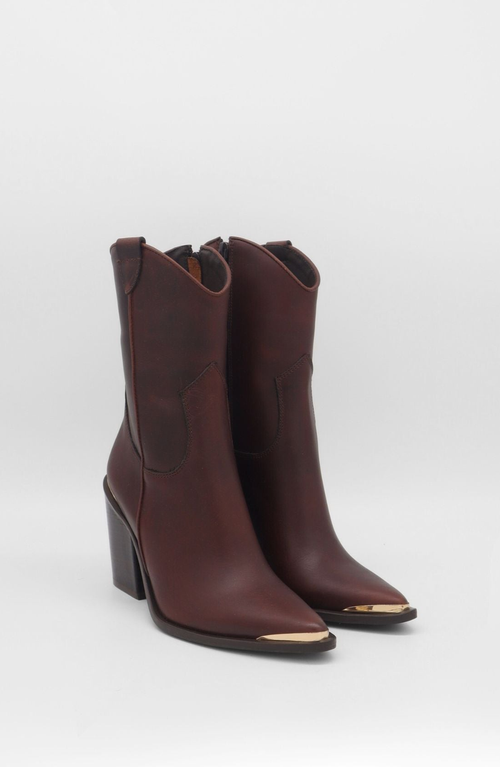 Stivali New York Western Cowboy Boots In Black