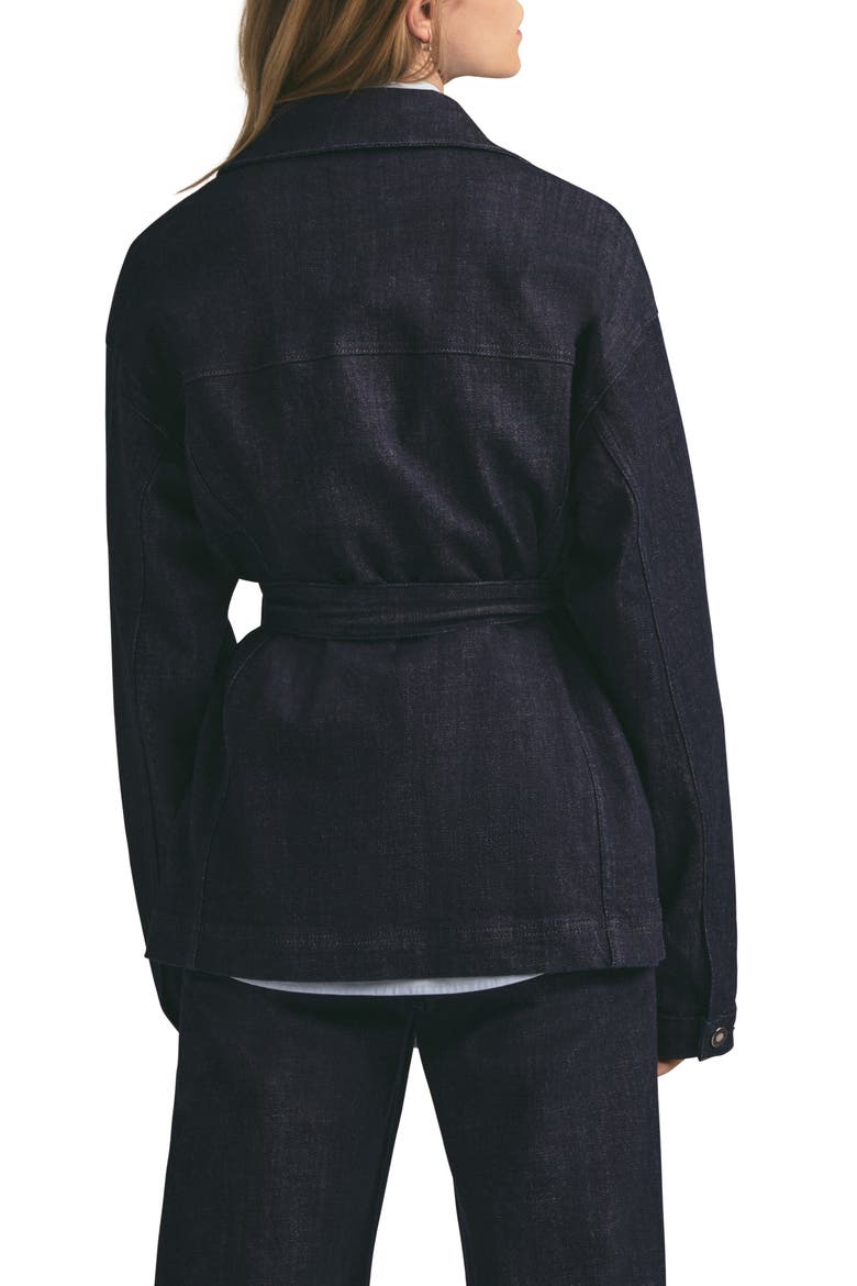 The Jane Denim Trench Coat, Alternate, color, WATERLOO