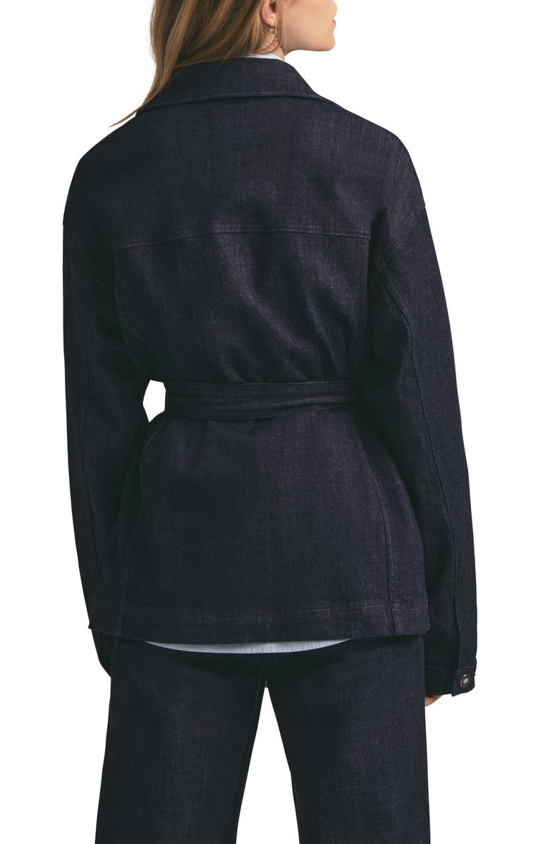 Favorite Daughter The Jane Denim Trench Coat, Alternate, color, Waterloo