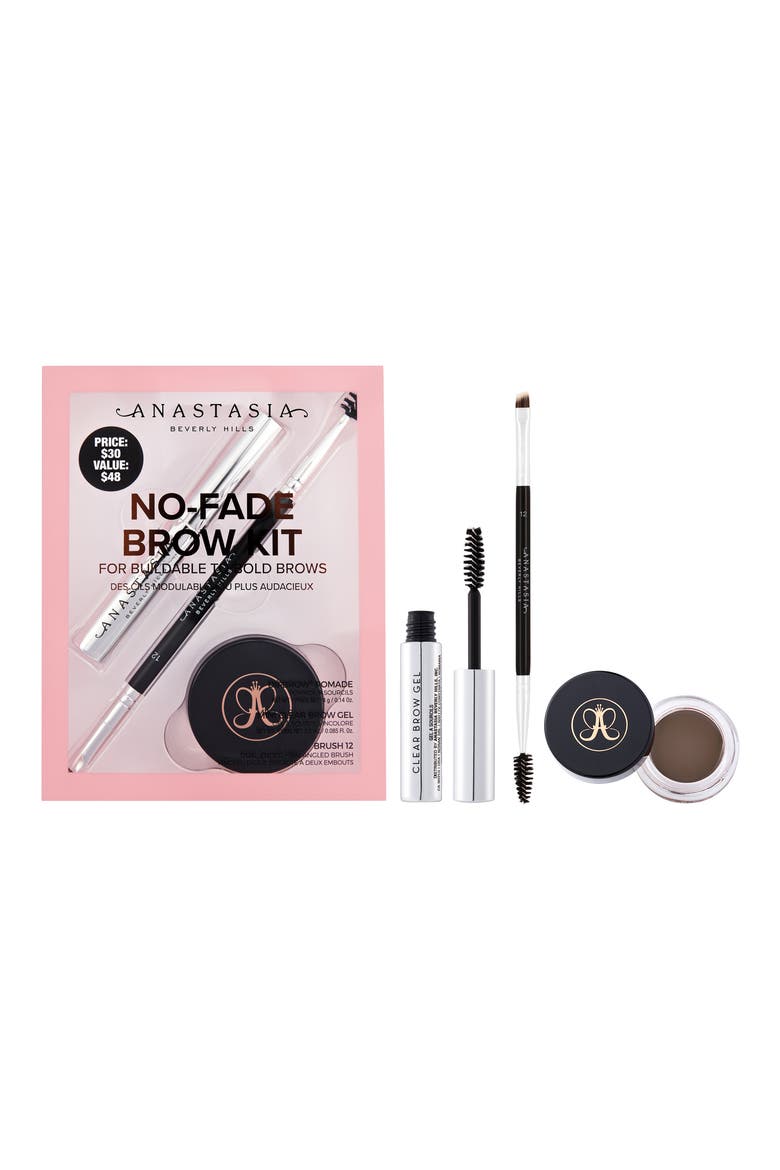 No Fade Brow Set, Main, color, MEDIUM BROWN