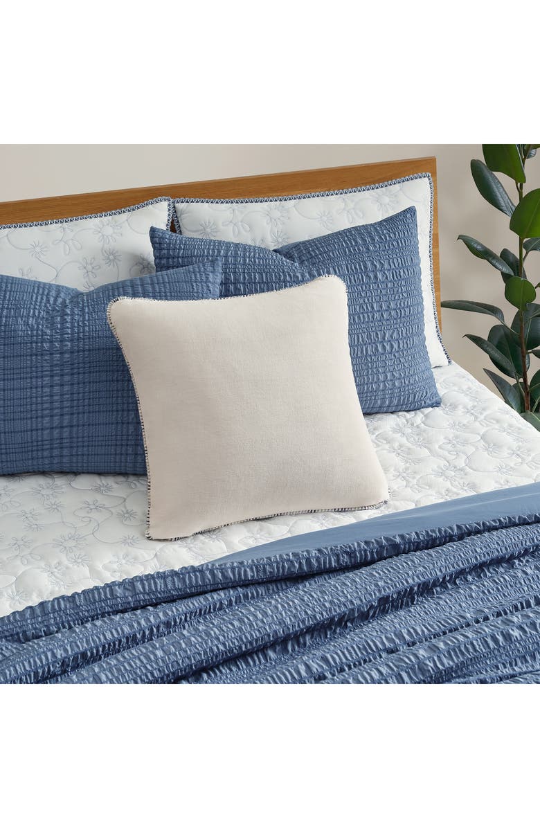 UGG<sup>®</sup> Coco Color Stitch Accent Pillow, Alternate, color, Snow
