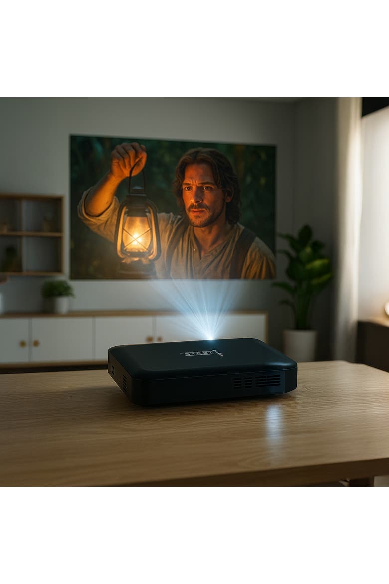 Compact HD Projector Portable Big-Screen Entertainment, Alternate, color, Black