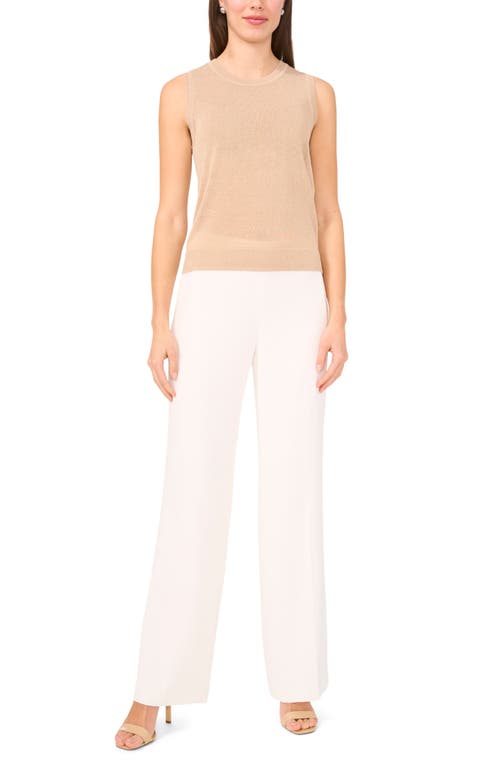 Halogenr Halogen(r) Crewneck Sweater Tank In Oxford Brown
