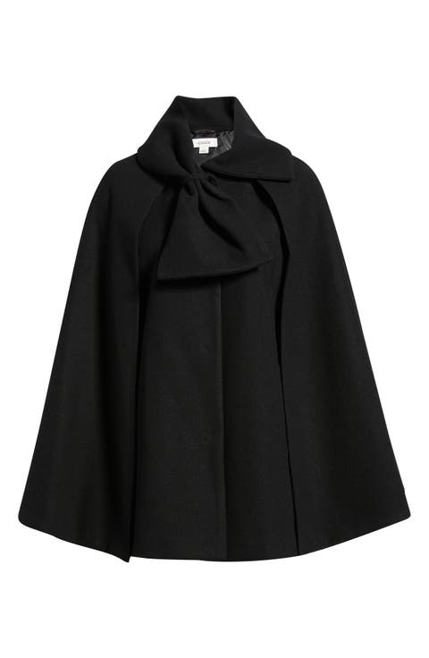 Bow Scarf Collar Cape