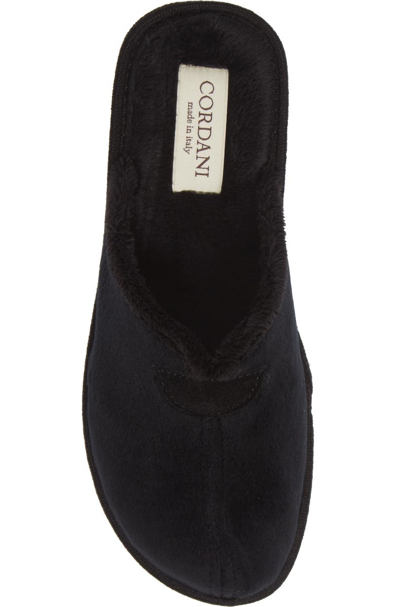Cordani Maddie Wool-Blend Slipper with Faux-Fur Lining, Alternate, color,