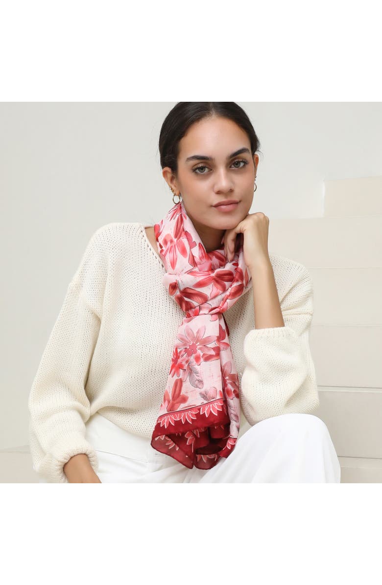 Youzey The Ruby Lightweight Scarf, Main, color, Red