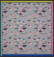 Lanvin Drop Color Silk Scarf