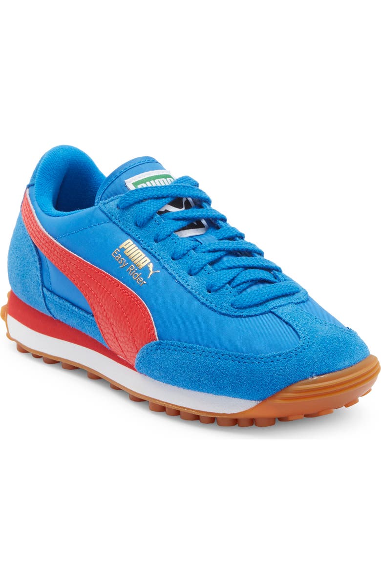 PUMA Kids' Easy Rider Sneaker, Main, color, Puma Team Royal-Red