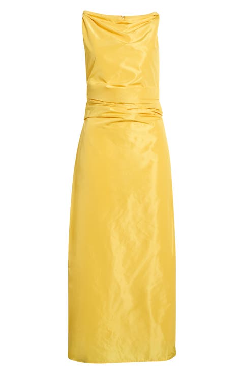 Callie Ruched Midi Dress
