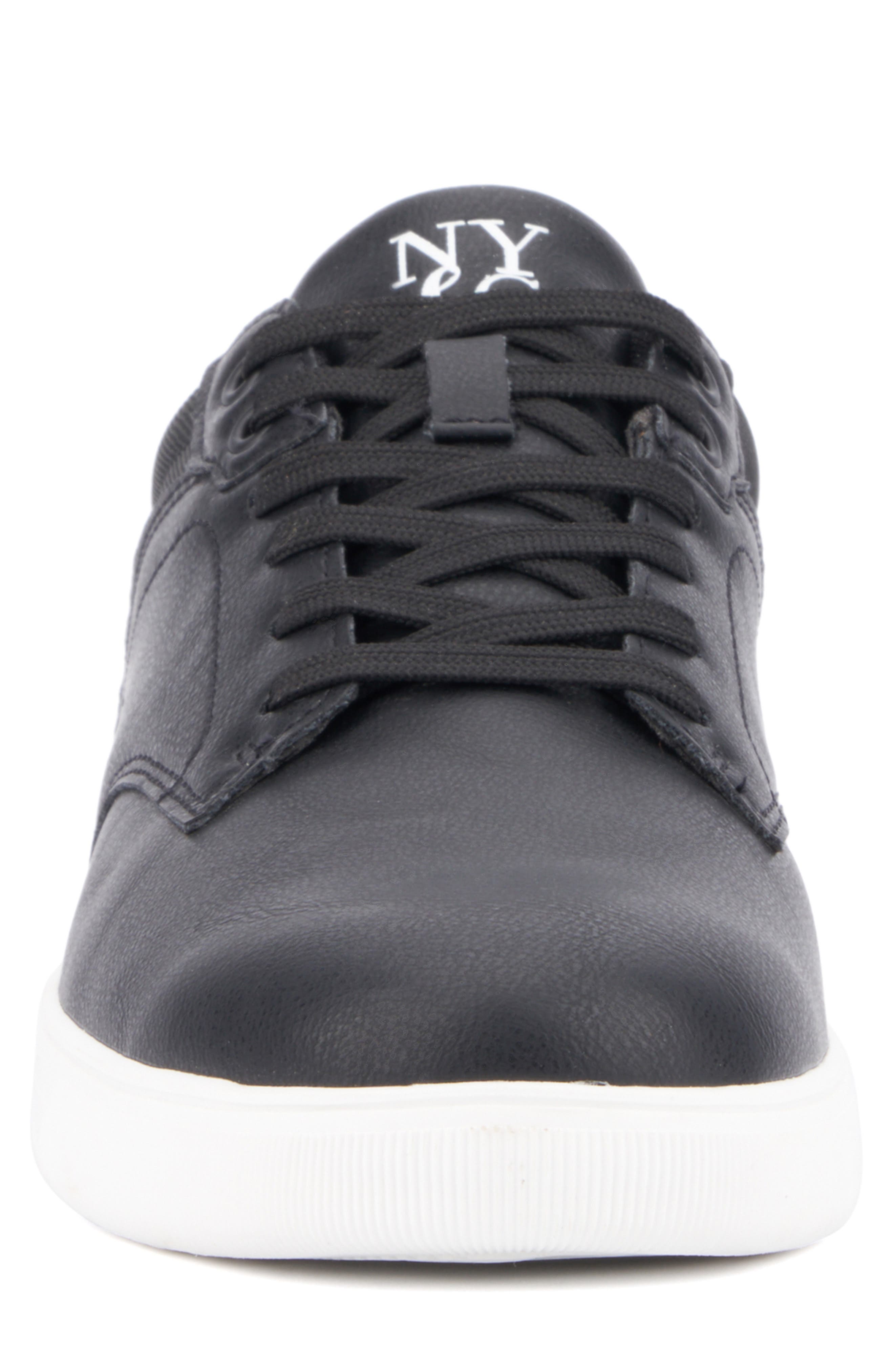 NEW YORK AND COMPANY Neriah Low Top Sneaker, Alternate, color, Black